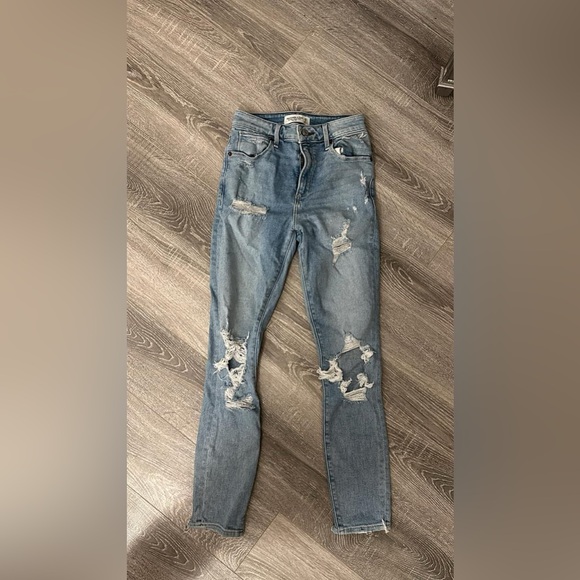 Abercrombie super high rise ankle skinny jeans - Picture 2 of 2